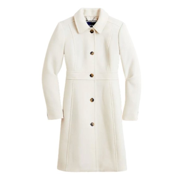 J. Crew Jackets & Coats Nwt Jcrew Lady Day Coat Petite Vintage White